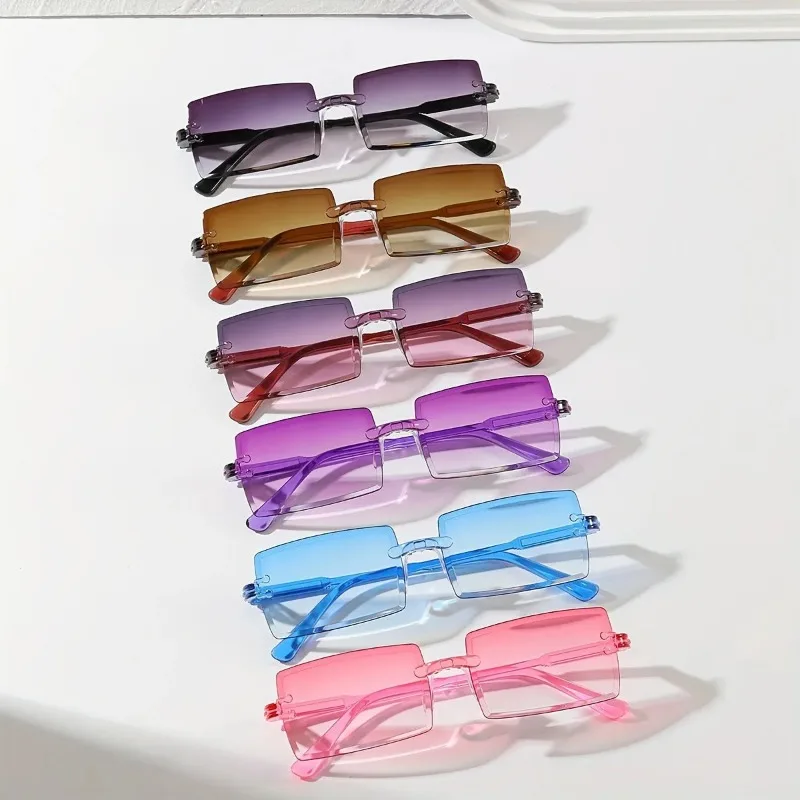 Sunglasses Uv400 - 여성용 및 남성용 6개 세트의 세련된