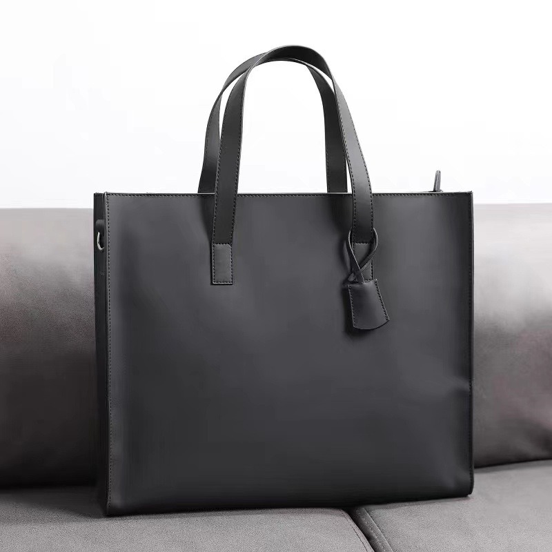 Leather Briefcase - 2026 새로운 남성용 핸드백 어깨끈이 있는