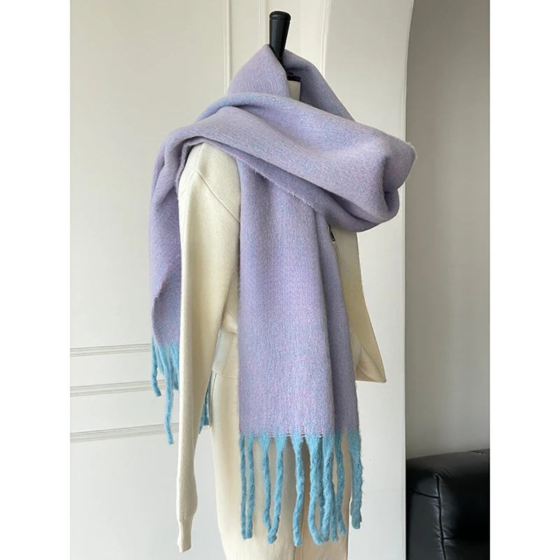 Cashmere Scarf - 새로운 스타일의 모헤어 스카프, 여성용 및
