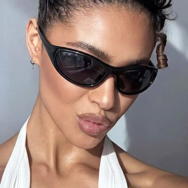 Y2K 스타일의 펑크 스포츠 선글라스, 남녀 공용, 통 - Sunglasses Uv400 리뷰 및 가격