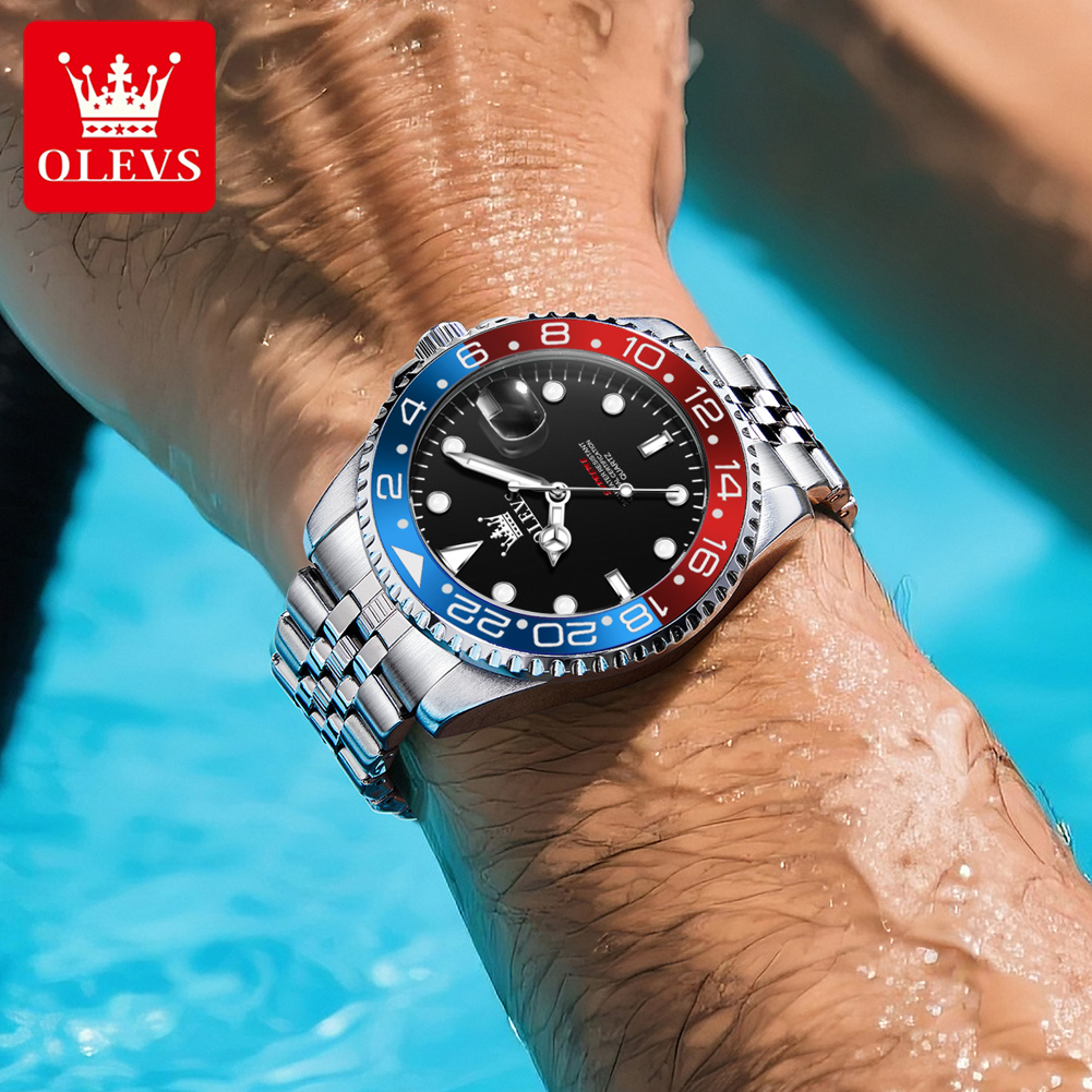 OLEVS 5657 오리지널 브랜드 남성용 시계 비즈니 - Luxury Watch Men 리뷰 및 가격