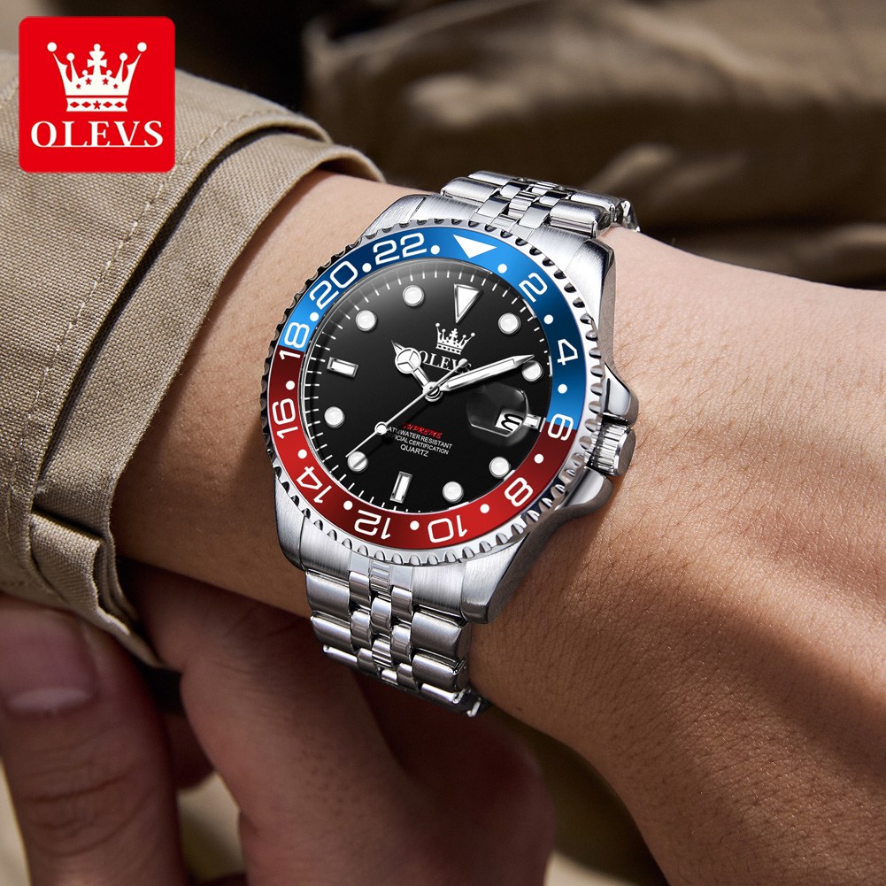 OLEVS 5657 오리지널 브랜드 남성용 시계 비즈니 - Luxury Watch Men 리뷰 및 가격