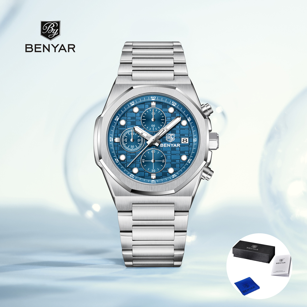 2025 신제품 베냐르 남성용 시계 최고급 쿼츠 손목시 - Luxury Watch Men 리뷰 및 가격