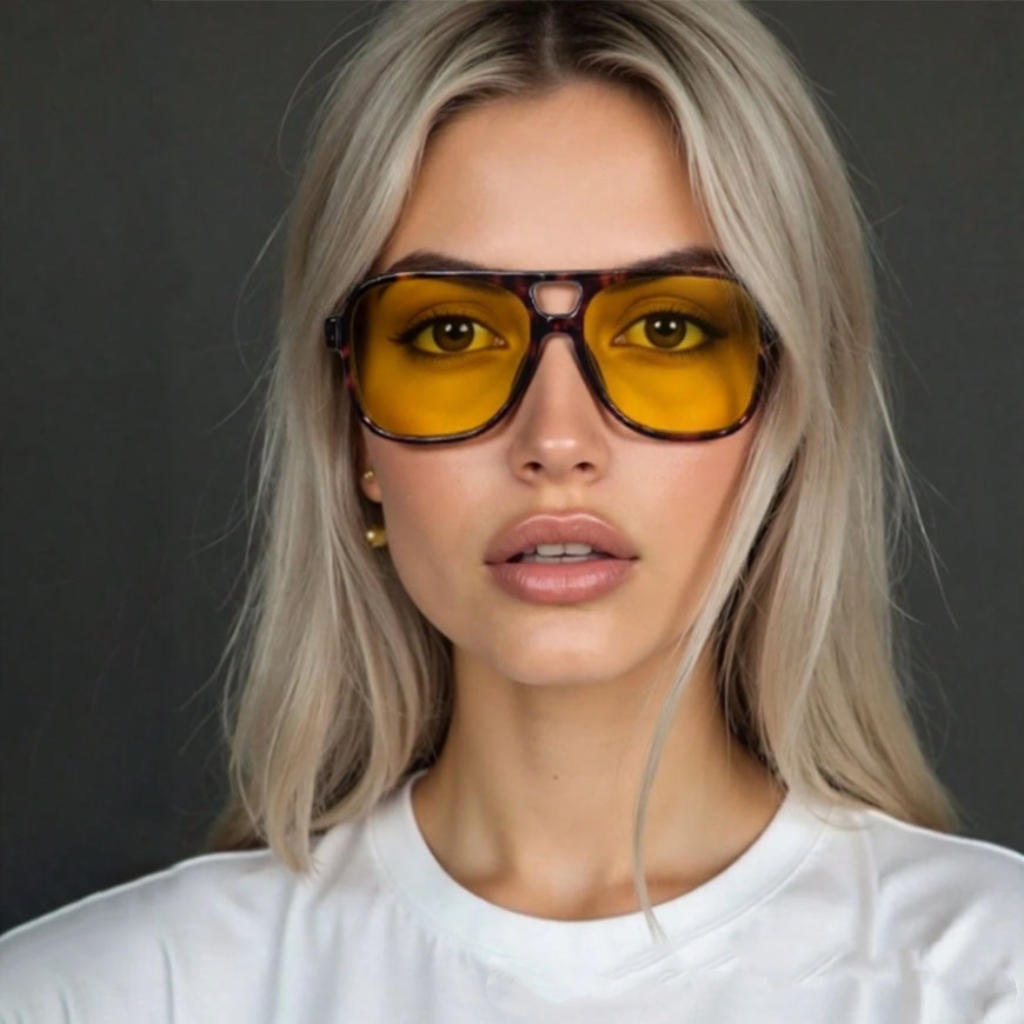 뉴 빈티지 클래식 디자이너 더블 브리지 파일럿 선글라스 - Designer Sunglasses 리뷰 및 가격