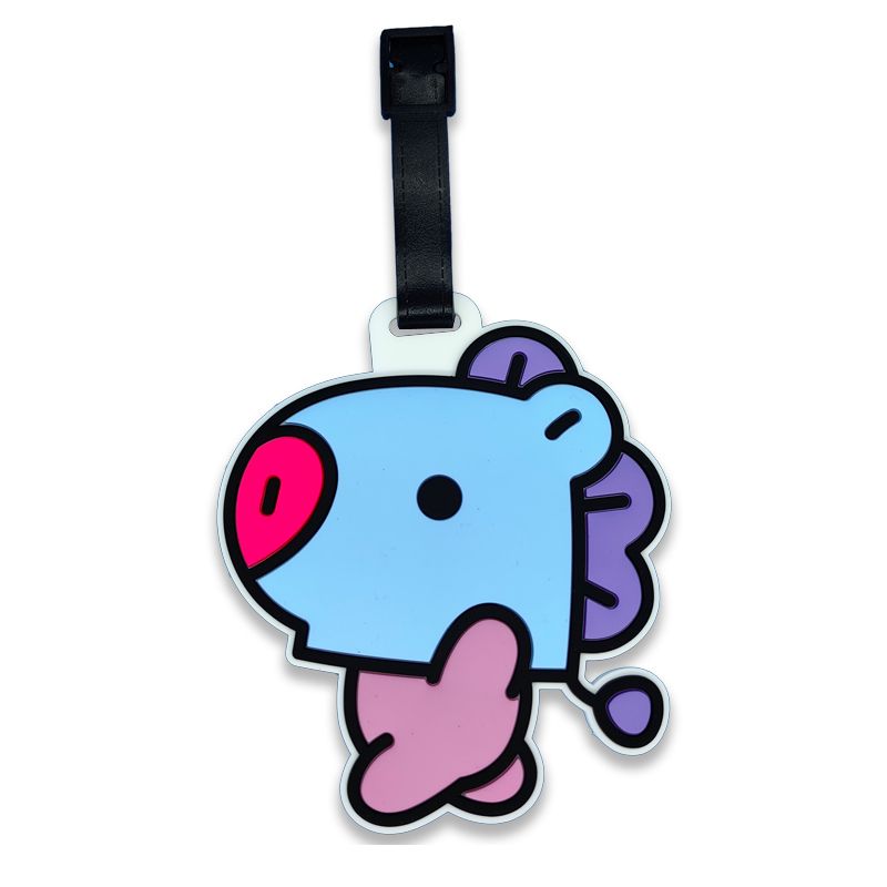 BT21 만화 캐릭터가 그려진 귀여운 키링, 남녀 공용 - Travel Luggage Set 리뷰 및 가격