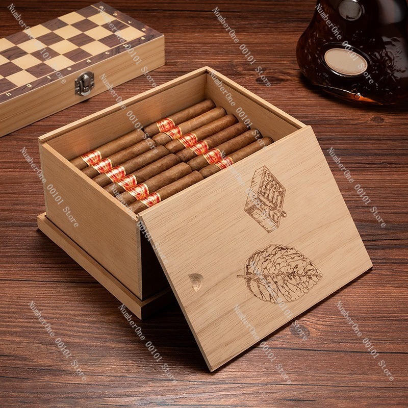 프리미엄 삼나무 시가 휴미더 박스 대용량 30개 시가  - Premium Cigar Case 리뷰 및 가격