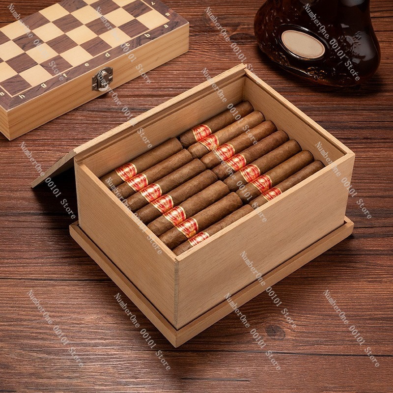 프리미엄 삼나무 시가 휴미더 박스 대용량 30개 시가  - Premium Cigar Case 리뷰 및 가격