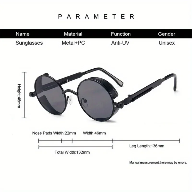 남성과 여성을 위한 클래식 스팀펑크 선글라스 레트로 라 - Sunglasses Uv400 리뷰 및 가격