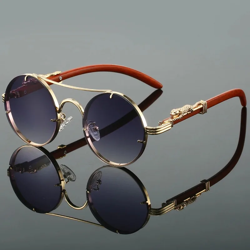 빈티지 스타일의 둥근 프레임 선글라스, 남성용, 여성용 - Designer Sunglasses 리뷰 및 가격