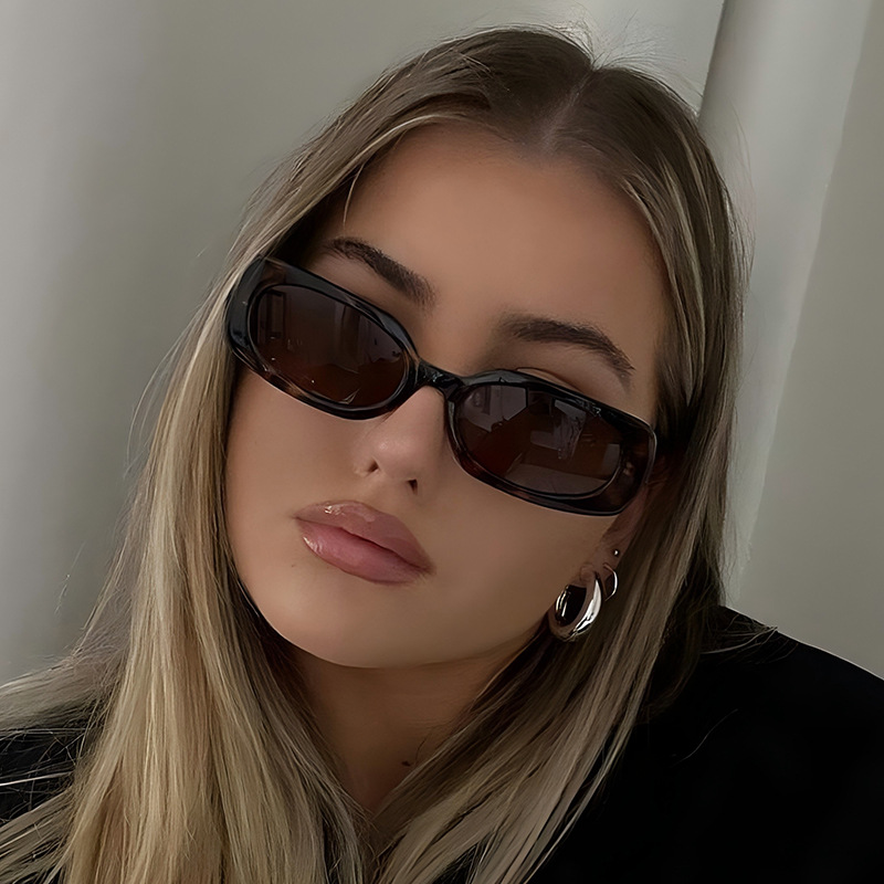 1pcs 라이트 럭셔리 직사각형 선글라스 미니멀리스트  - Designer Sunglasses 리뷰 및 가격